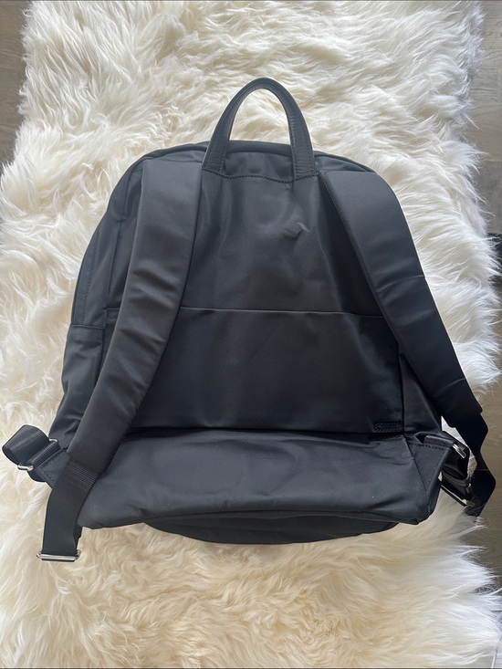 Tumi Black Nylon Backpack with Silver Zippers main image 11